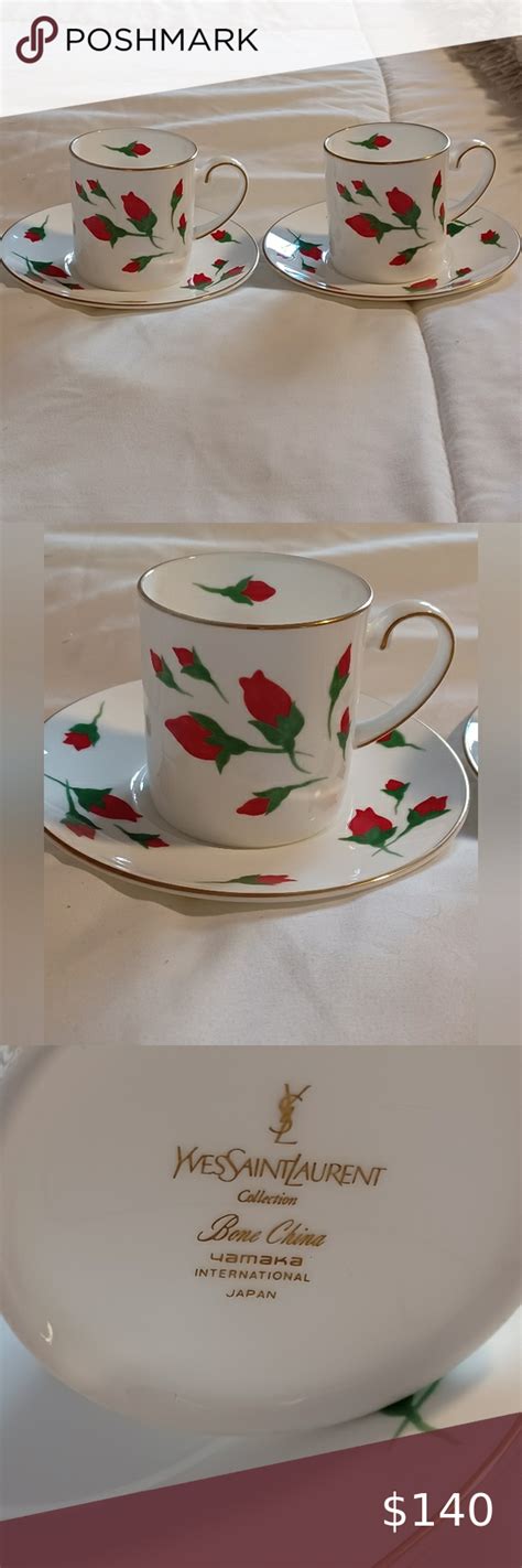 ysl cup|ysl cup and saucer.